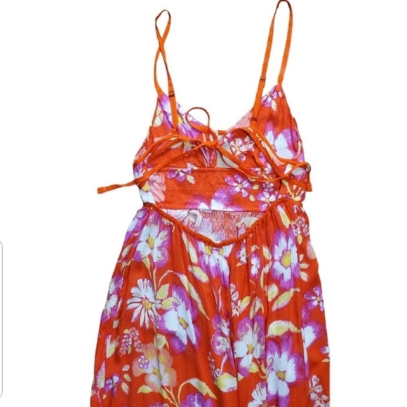 Free People Wisteria Maxi Dress in Pop Combo Size XS - Picture 5 of 6